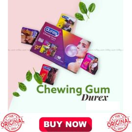 Durex Delay  Timing bubble gum Chewing Gum For Men - Pack of 8