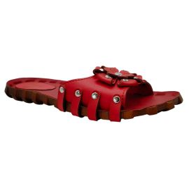 Women Red Flat Slippers SH0429
