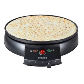 Breville VTP130 Traditional Crepe Maker, 12-Inch, Black