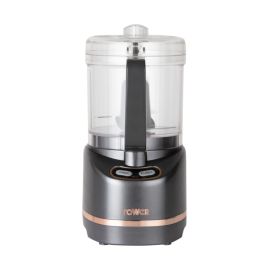 Tower Compact Food Processor - Grey & Rose Gold
