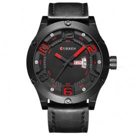 CURREN Montre Homme Men Watches Luxury Black Men Sport Quartz Watch Leather Wrist Watch Male Men