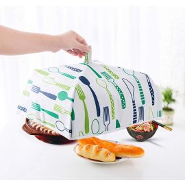 2 Pieces Foldable Insulated Food Cover Tent With Aluminum Foil Food Insulation Thermal