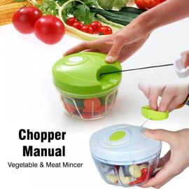 Mini Speedy Chopper Manual Hand Pull Vegetable & Meat Mini Turbo Cutter