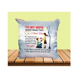 Anniversary or Birthday Cushion for Wife