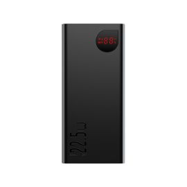 Baseus Adaman 10000mAh 22.5W Metal Digital Display Quick Charge Power Bank Black