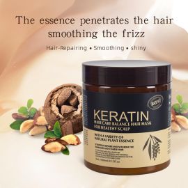 Keratin Hair Straightener Cream Nut Hair Treatment Hair Mask For Soft And Smooth Hair 