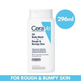 CeraVe SA Body Wash For Rough & Bumpy Skin - 296ml