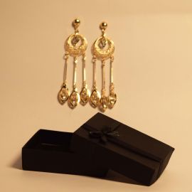 New Arrival Fashion Long Metal Golden Tassel Drop Earrings for Women || Elegant Women Earrings || Earring for Girls