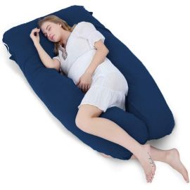 Highly Comfortable Maternity Pillow | Full Body Support Pillow - Ball Fiber Filled | U-Shaped - 100% Premium Comfort
