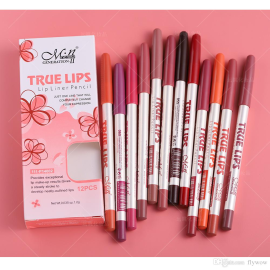 True Lips Makeup 12 Colors Lip Liner Set