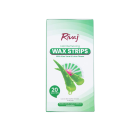 Rivajk Hair Removing Body Wax Strips (Aloe Vera & Lotus Flower)