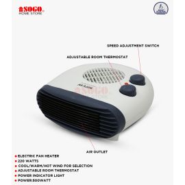 MAXX Electric Fan Heater (MX-116)
