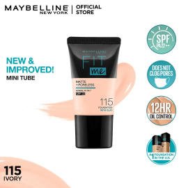 Maybelline New York Fit Me Matte & Poreless Foundation 115 - Ivory - 18ml