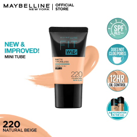 Maybelline New York Fit Me Matte & Poreless Foundation 220 - Natural Beige- 18ml