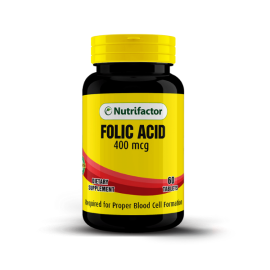 Nutrifactor Folic Acid - 60 Tablets