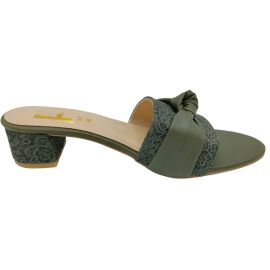 Women Green Heel Shoes SH0422