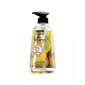 Lemon and Mint Shampoo -500 ml | WBM Care