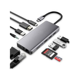11 In1 Multi-Port Type C To Usb C 4k Hdmi Adapter Usb Hub Netflix & Youtube Supported