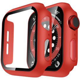 Red Watch Cover+Tempered Glass for Apple Watch Case | 42mm