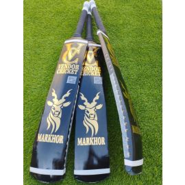 Original Markhor Cricket Bat Tape Ball Cricket Bat - Full Cane - Original Long sixer Bat Markhor