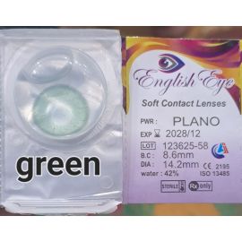 English Eye Soft Contact Lenses - Green