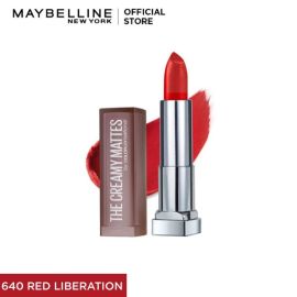 Maybelline New York Color Sensational Creamy Matte Lipstick 640 Red