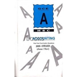 A Level Accounting Yearly Unsolved Past Papers upto Nov 2020