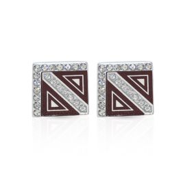 Cufflers Vintage Cufflinks – Model 1024 | Silver & Black with Free Gift Box