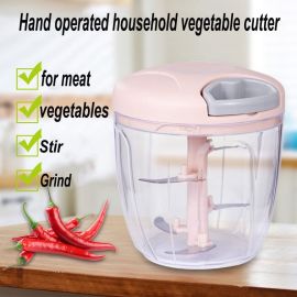 Multifunction Kitchen Food chopper Machine onion chopper Hand Pull Speedy Chopper Turbo Cutter Nicer Dicer Plus Garlic Press small meat Shredders Grinder Mincer Mixer Blender can cut fruits