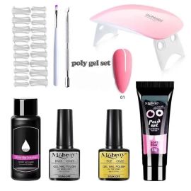 Poly gel nail kit