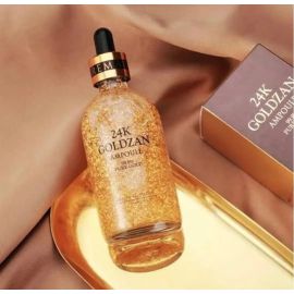 24K gold serum Facial Whitening face serum acido hyaluronic facial anti...