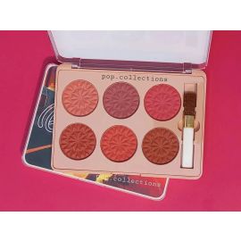 Seven cool blusher/ contour pallet Matte shades