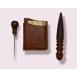 Handmade Brown Color Premium Card Holder Model: W-08