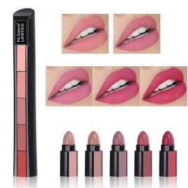 5 In 1 Lipstick Set Matte Lip Stick