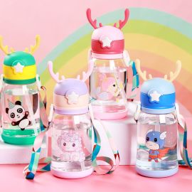 400ml Unicorn Cartoon Water Bottles for Kids - Multi
