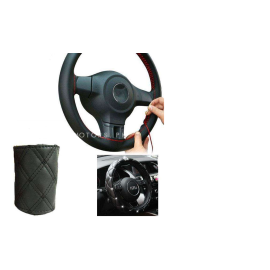 Maximus 7D Rexine Car Steering Anti Non Slip Wheel Cover