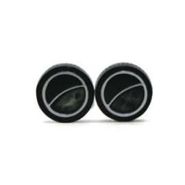 Cufflers Vintage Black Round Cufflinks CU-1018 with Free Gift Box