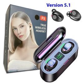 TWS F9 Wireless Earbuds Wireless Bluetooth V5.0 Headset