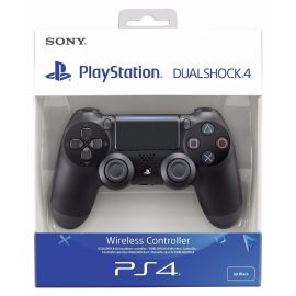 Ps4 Dualshock4 Wireless Game Controller Jet Black