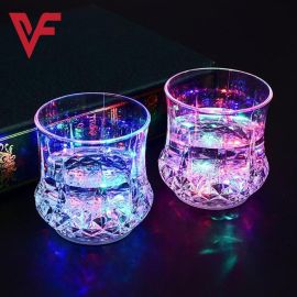 Led Glass Inductive Rainbow Color Changing Flashing Light Cup
