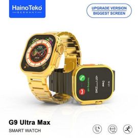 Haino Teko G9 Ultra Max Gold Smart watch With 2 Straps