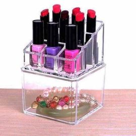 Lipstick Holder With Multipurpose Jewelry Compartment