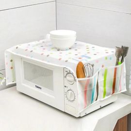 Microwave Dust Safe Cover With Pockets
