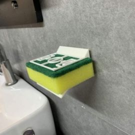 Adhesive Sponge Holder Football Field