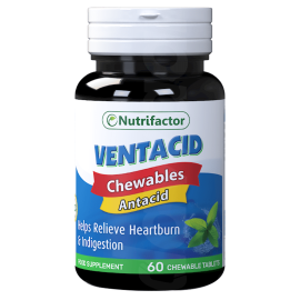 Nutrifactor Ventacid 1 x 60's Chewable Tablets Bottle tablets