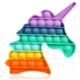 POP Toy Bubble Squeeze Sensory Fidget Toy Pop It Figit Toy Fidget Toys Special Needs Stress Reliever, Push Bubble Gadgets