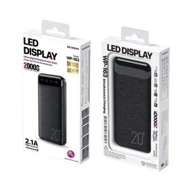 Remax Wk Power Bank 20000mah Wp-163 Black