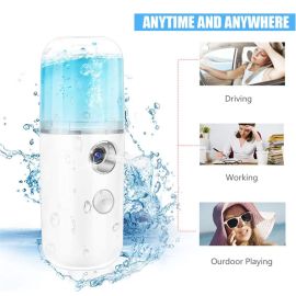 Nano Mist Spray Facial Mister Handy Mini Facial Steamer Skin Care Steamer Handy Moisturizing Mist Sp